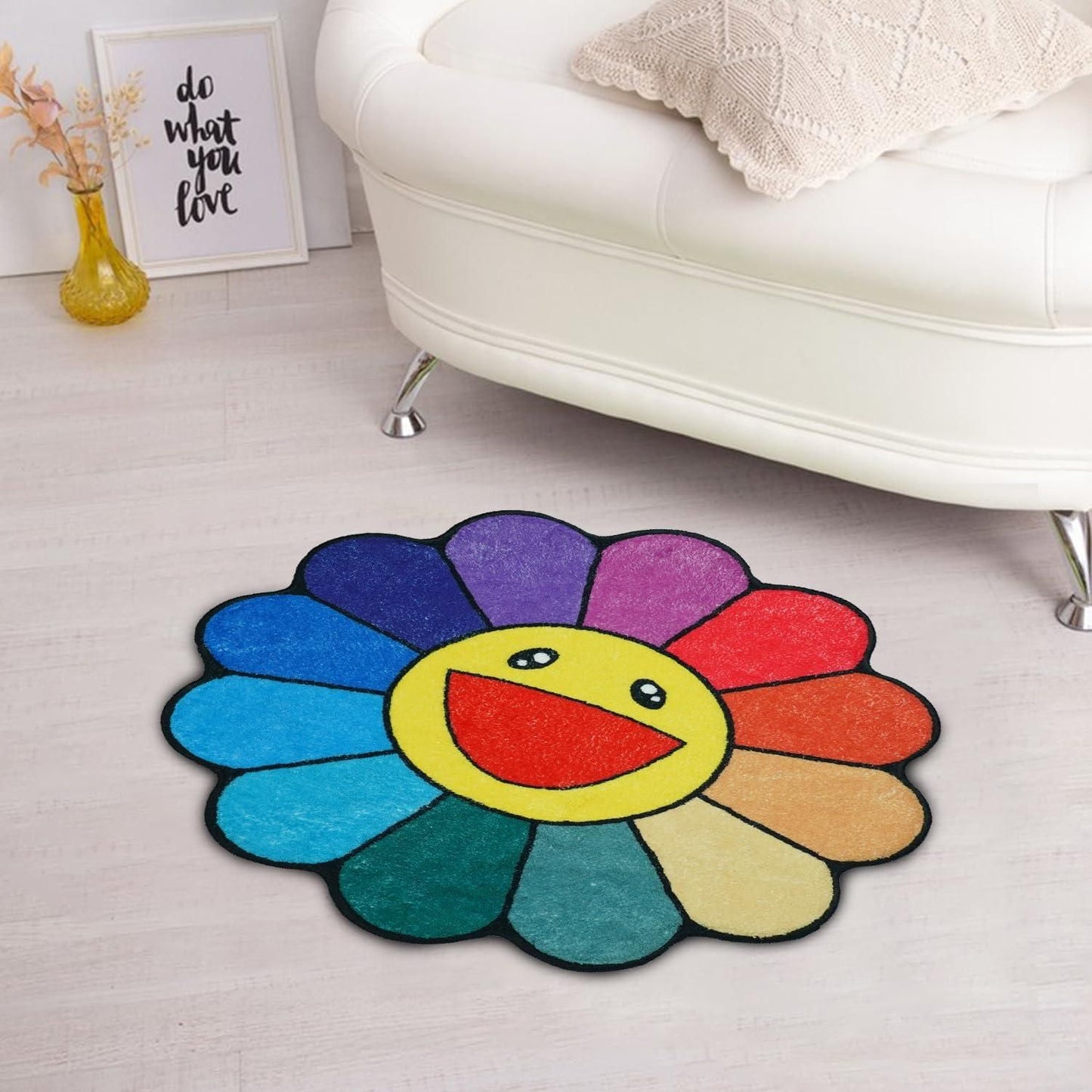 Sunflower Bathroom Rugs for Kids