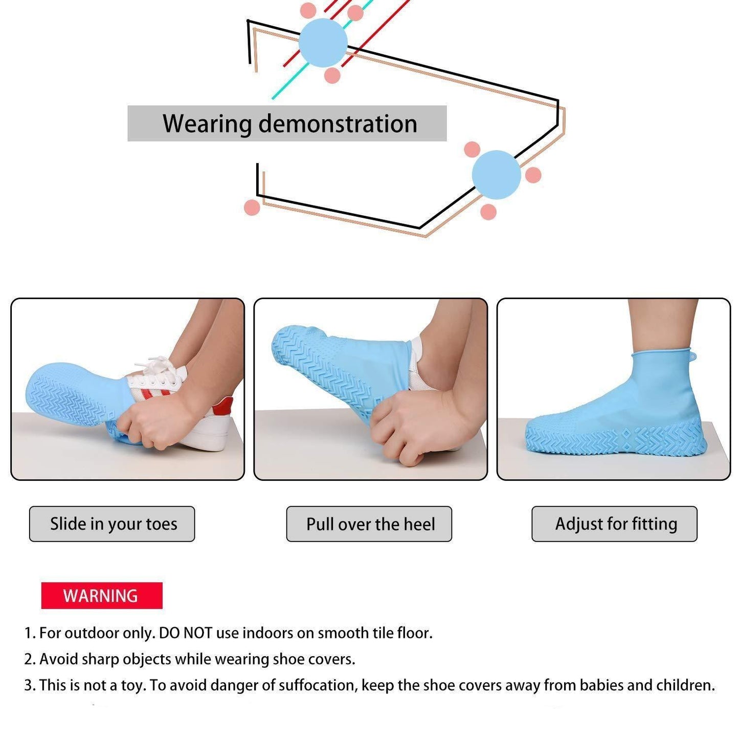 Waterproof Silicone Shoe Covers